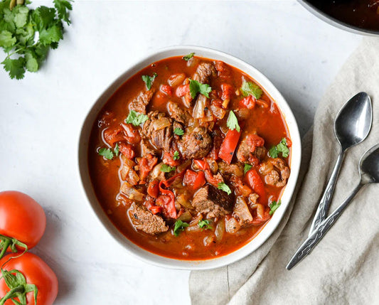 A Hearty Tomato and Meat Stew