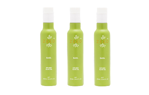 Basil infused olive oil