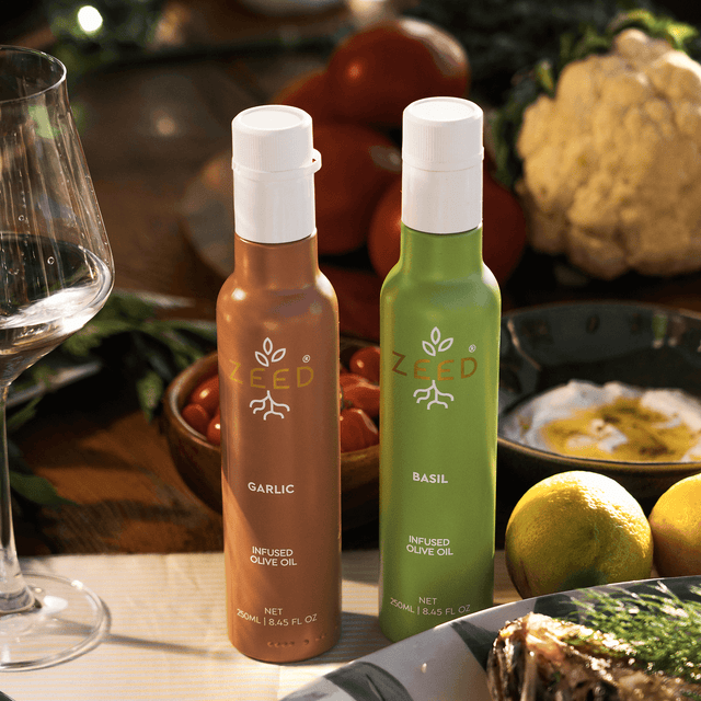 Basil infused olive oil