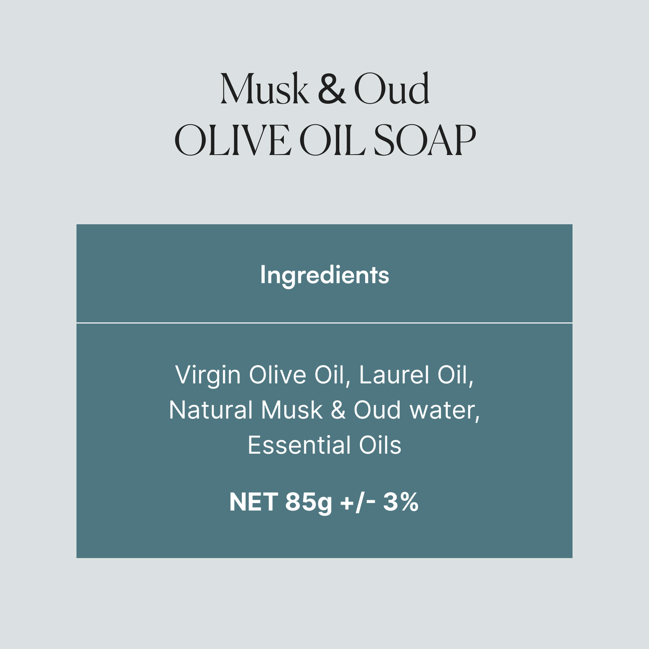 Musk & Oud Soap